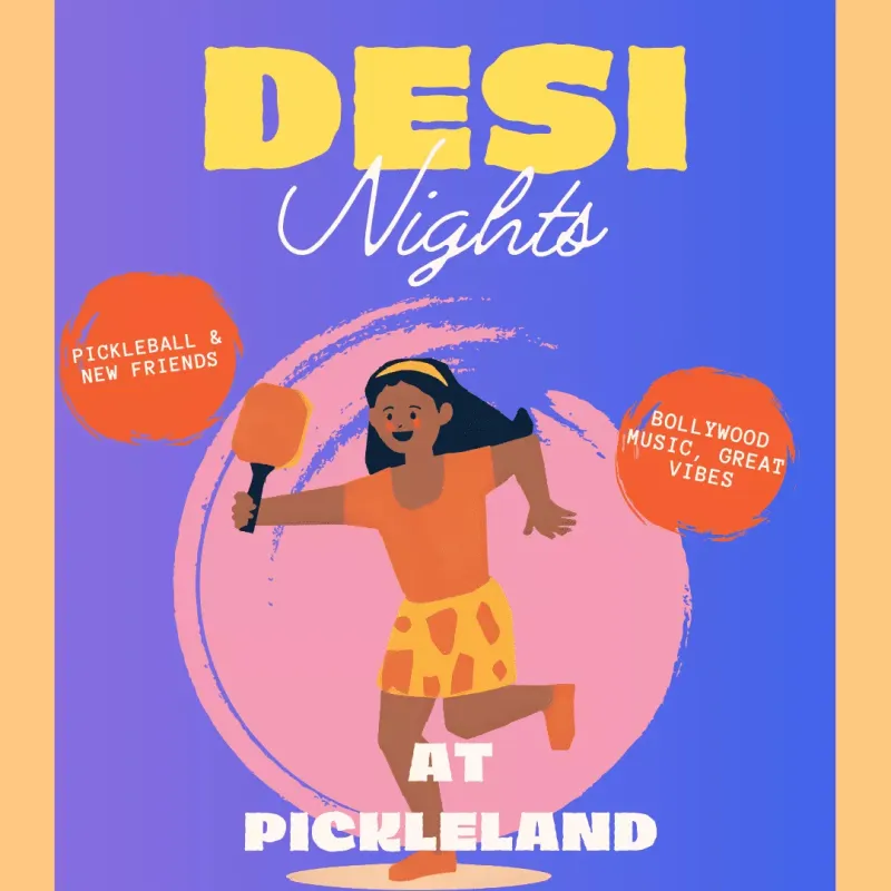 Desi Nights event poster